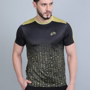 Green Age Active Wear Dry Fit - Black T shirt