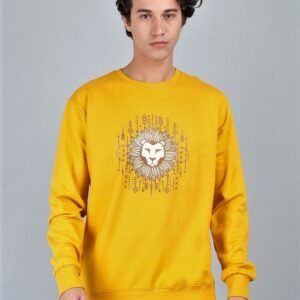 Vakum Round Neck Mustard SWEAT SHIRT